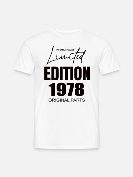 Limited Edition 1978 - Männer T-Shirt - Weiß