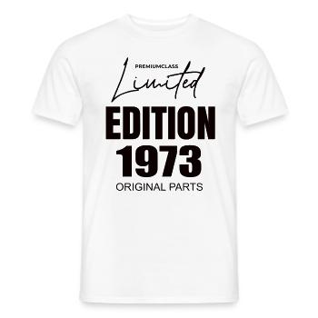 Édition limitée 1973 - T-shirt homme - blanc - Devant - AI Model Male 178 dark (178cm)