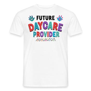 Childcare Daycare Provider Teacher - Men's T-Shirt - white - Front - AI Model Male 178 dark (178cm)