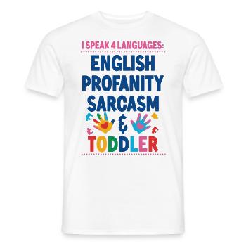 Childcare Daycare Provider Teacher - Men's T-Shirt - white - Front - AI Model Male 178 dark (178cm)