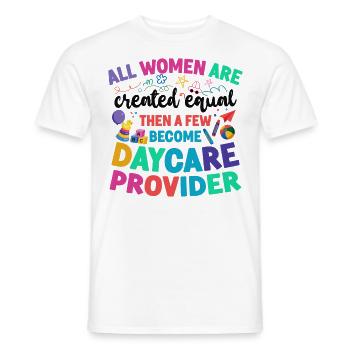 Childcare Daycare Provider Teacher - Männer T-Shirt - Weiß - Vorne - AI Model Male 178 dark (178cm)