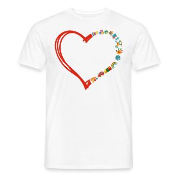 Childcare Daycare Provider Teacher - Men's T-Shirt - white - Front - AI Model Male 178 dark (178cm)