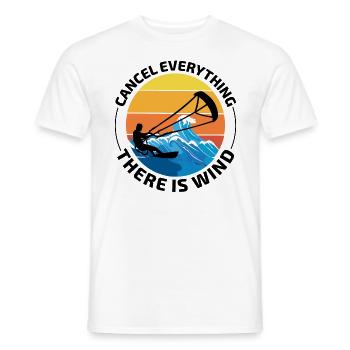 Kitesurfen Kiteboarding Kiteboarder Kitesurf - Männer T-Shirt - Weiß - Vorne - AI Model Male 178 dark (178cm)