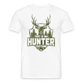 Chasseur de cerfs Buck Halloween - T-shirt homme - blanc - Devant - AI Model Male 178 dark (178cm)