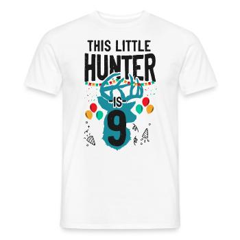 Buck Deer Chasse Hunter Kid - T-shirt homme - blanc - Devant - AI Model Male 178 dark (178cm)
