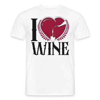 Sommelier Wine Drinking Tasting - Männer T-Shirt - Weiß - Vorne - AI Model Male 178 dark (178cm)
