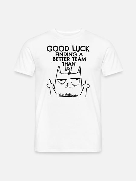 Jobwechsel Neuer Job Abschied Abschiedsgeschenk - T-shirt herr - vit