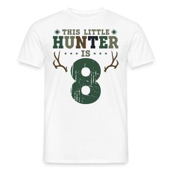 Buck Deer Hunting Hunter Kid 8ème - T-shirt homme - blanc - Devant - AI Model Male 178 dark (178cm)