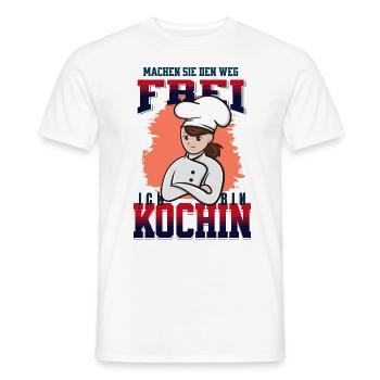 Köchin ist immer im Stress - Männer T-Shirt - Weiß - Vorne - AI Model Male 178 dark (178cm)