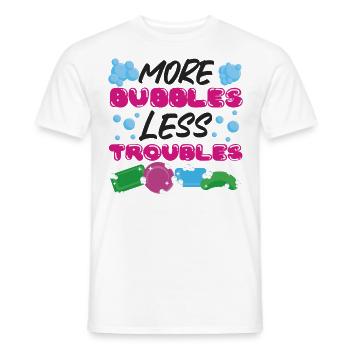 Soap Making Crafting More Bubbles - Männer T-Shirt - Weiß - Vorne - AI Model Male 178 dark (178cm)
