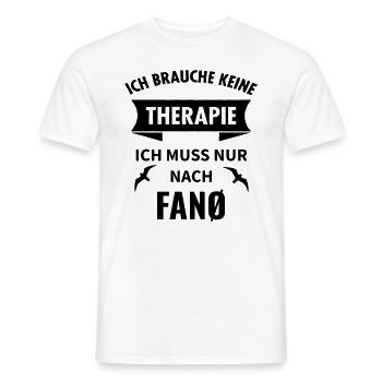 Fanø Fanö Dänemark Urlaub Idee - Männer T-Shirt - Weiß - Vorne - AI Model Male 178 dark (178cm)