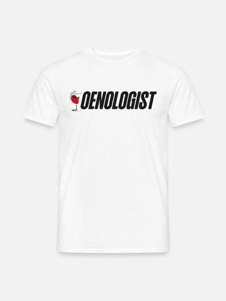 Sommelier Wine Drinking Tasting - Männer T-Shirt - Weiß