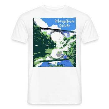 Müngstener Brücke,solingen,Brücke - Männer T-Shirt - Weiß - Vorne - AI Model Male 178 dark (178cm)