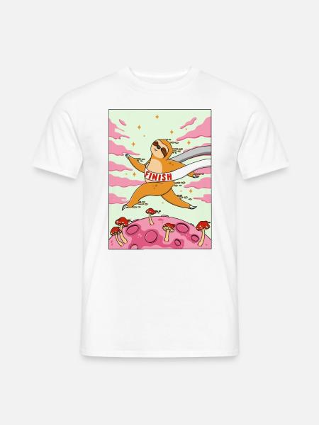 Sloth Lucid Dream - Men's T-Shirt - white