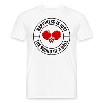 Ping Pong Master Entraîneur de Tennis de Table Paddle Player - T-shirt homme - blanc - Devant - AI Model Male 178 dark (178cm)