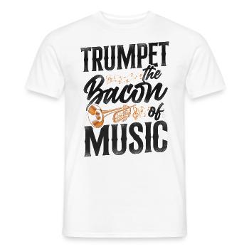 Trumpet Player Vintage Trumpet The - Männer T-Shirt - Weiß - Vorne - AI Model Male 178 dark (178cm)