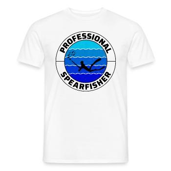 Speerfischen Speerfischen Speerfischer Fischen - Männer T-Shirt - Weiß - Vorne - AI Model Male 178 dark (178cm)