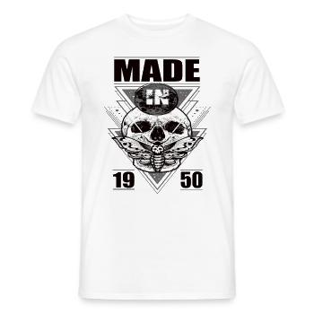 Made in 1950 Vintage Retro Limited Edition - Men's T-Shirt - white - Front - AI Model Male 178 dark (178cm)