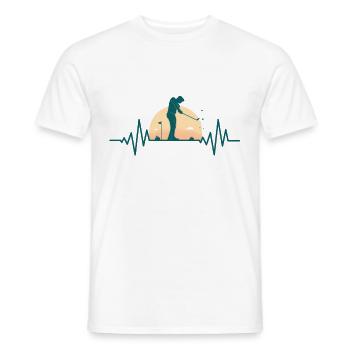 Golf Golfen Golfspieler Sport - Männer T-Shirt - Weiß - Vorne - AI Model Male 178 dark (178cm)