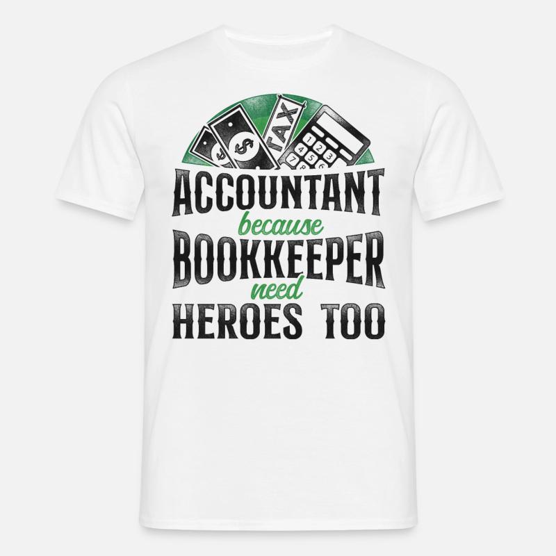 Comptable Comptable Comptable Comptabilité - T-shirt Homme - blanc