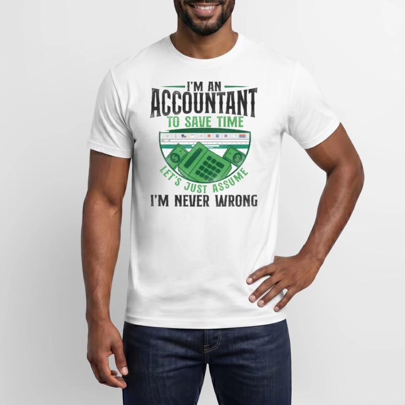 Comptable Comptable Comptable Comptabilité T-shirt homme