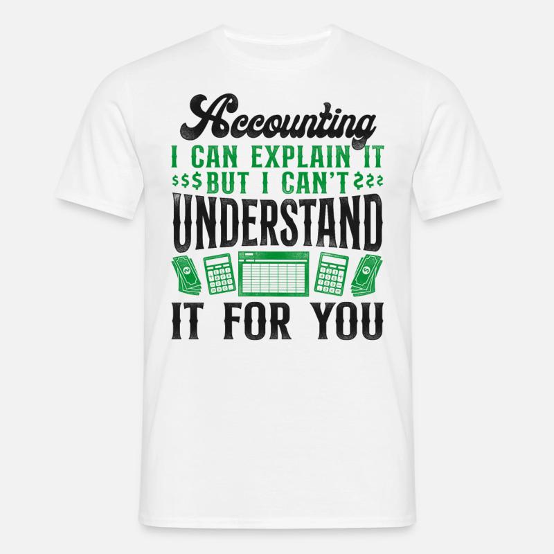 Comptable Comptable Comptable Comptabilité - T-shirt Homme - blanc