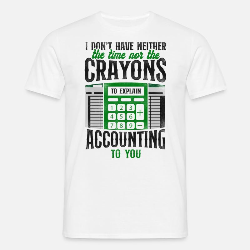 Comptable Comptable Comptable Comptabilité - T-shirt Homme - blanc