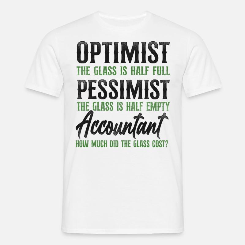 Comptable Comptable Comptable Comptabilité - T-shirt Homme - blanc