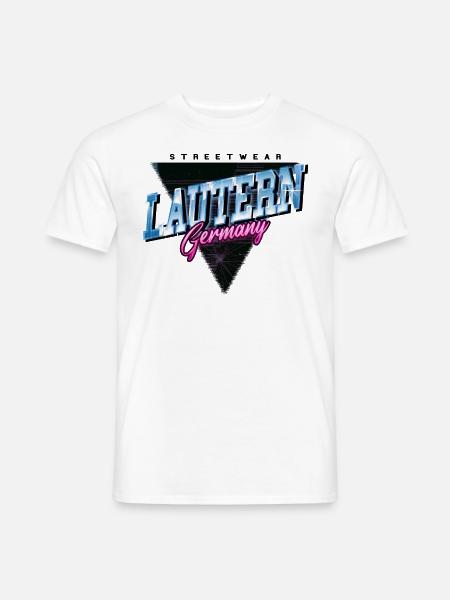 Lautern Kaiserslautern Deutschland Vintage Retro - Männer T-Shirt - Weiß