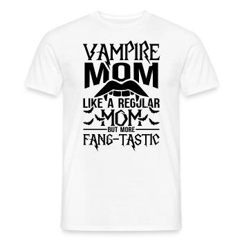 Vampire Mama Halloween - T-shirt homme - blanc - Devant - AI Model Male 178 dark (178cm)