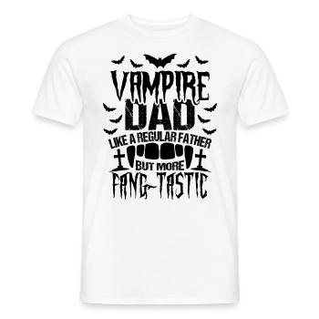 Papa vampire Halloween - T-shirt homme - blanc - Devant - AI Model Male 178 dark (178cm)