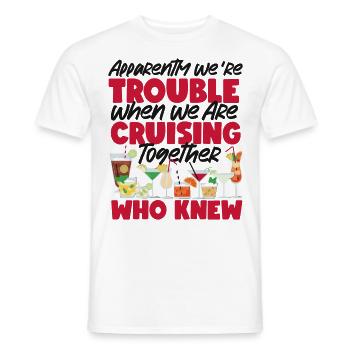 Cruise Ship Vacation Friends - Männer T-Shirt - Weiß - Vorne - AI Model Male 178 dark (178cm)