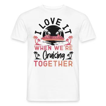 Cruise Ship Vacation Friends - Männer T-Shirt - Weiß - Vorne - AI Model Male 178 dark (178cm)
