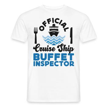 Cruise Ship Vacation Official - Männer T-Shirt - Weiß - Vorne - AI Model Male 178 dark (178cm)