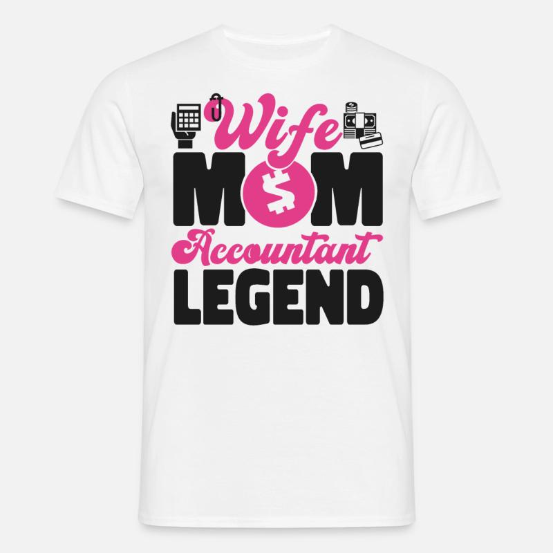 Comptable Comptable Comptable - T-shirt Homme - blanc