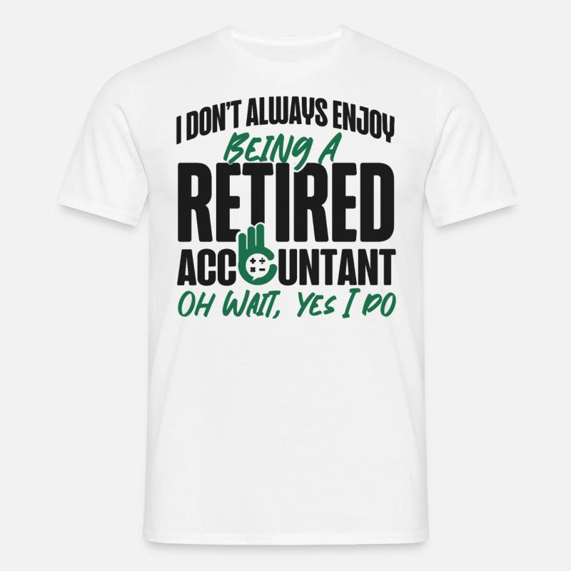 Comptable Comptable Comptable - T-shirt Homme - blanc