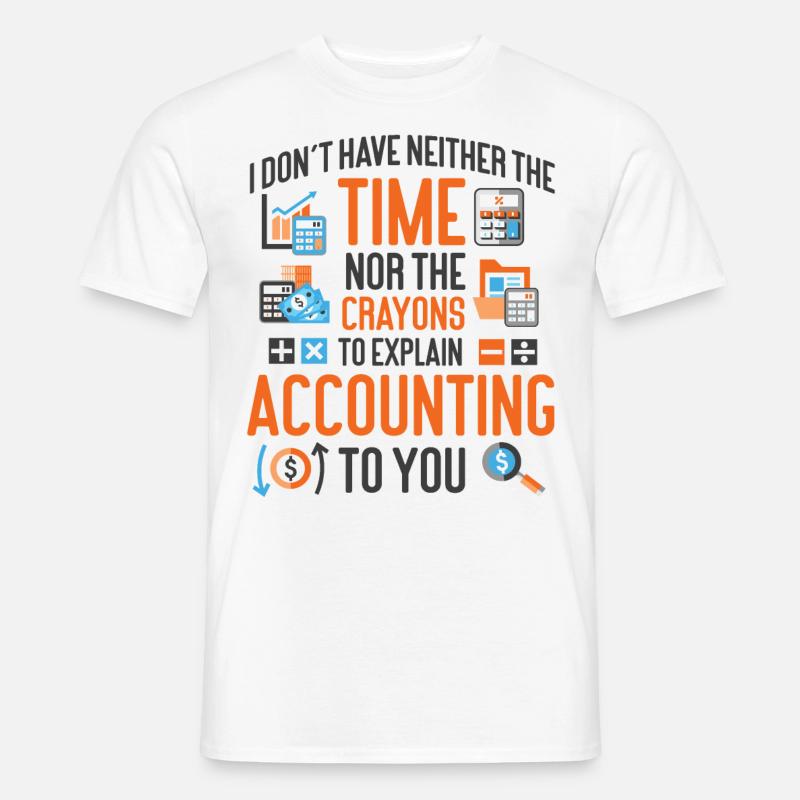 Comptable Comptable Comptable I - T-shirt homme - blanc