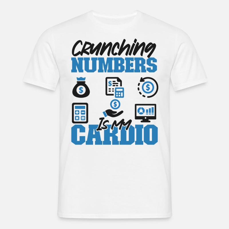 Comptable Comptable Comptable - T-shirt Homme - blanc