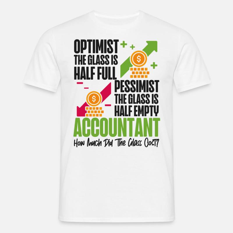 Comptable Comptable Comptable - T-shirt Homme - blanc