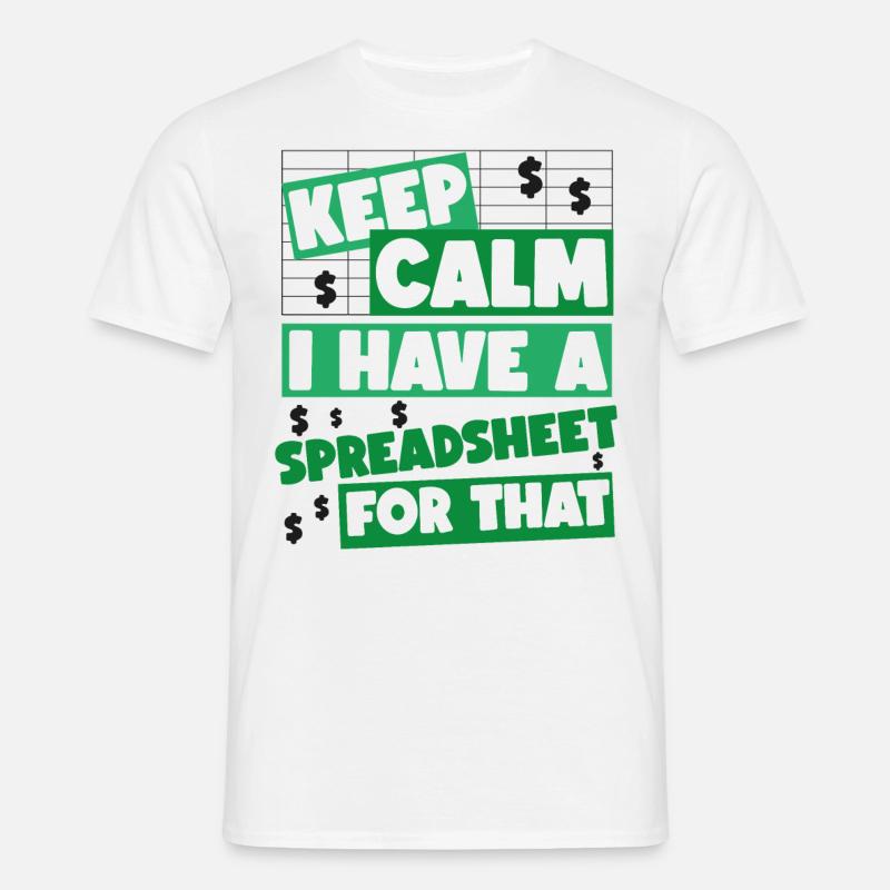 Comptable Comptable Comptable - T-shirt Homme - blanc