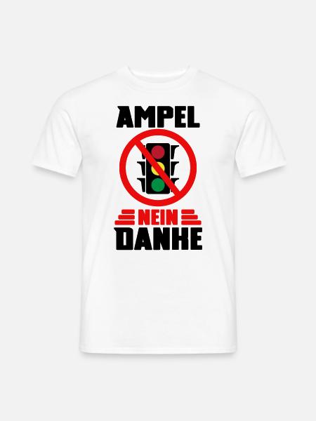 Ampel #Rücktritt der Regierung - Männer T-Shirt - Weiß