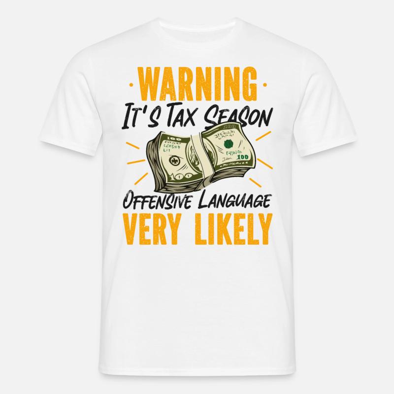 Comptable Comptable Comptable - T-shirt Homme - blanc