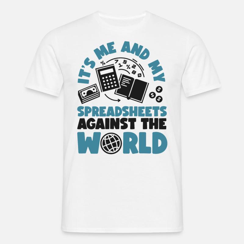 Comptable Comptable Comptable - T-shirt Homme - blanc