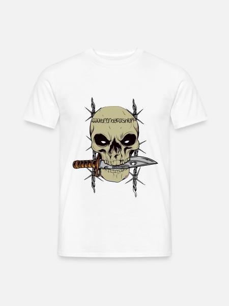 Pirate's Head - Men's T-Shirt - white