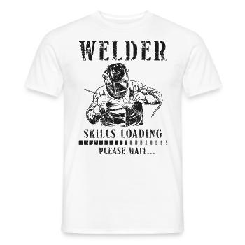 Welder Welding Apprentice Vintage - Männer T-Shirt - Weiß - Vorne - AI Model Male 178 dark (178cm)