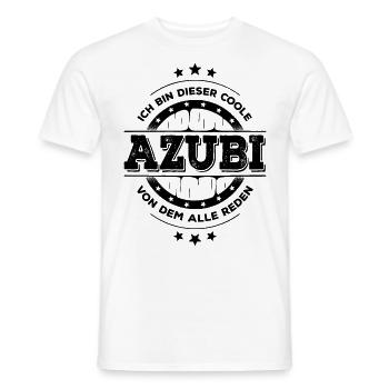 Azubi Kollegen Geburtstag Auszubildender Geschenk - Männer T-Shirt - Weiß - Vorne - AI Model Male 178 dark (178cm)
