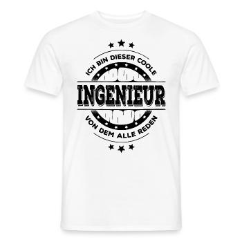 Ingenieur Geburtstag Ingenieurtechnik Geschenk - Männer T-Shirt - Weiß - Vorne - AI Model Male 178 dark (178cm)