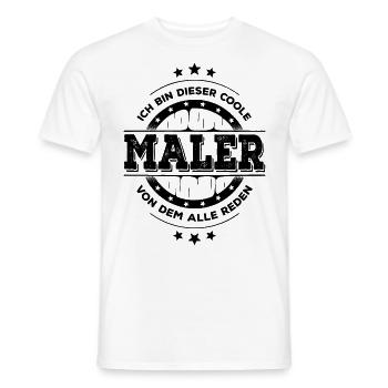 Maler Kollegen Geburtstag Bildenden Kunst Geschenk - Männer T-Shirt - Weiß - Vorne - AI Model Male 178 dark (178cm)