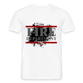 Fire brigade - Men's T-Shirt - white - Front - AI Model Male 178 dark (178cm)