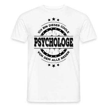 Psychologe Geburtstag Psychologie Geschenk - Männer T-Shirt - Weiß - Vorne - AI Model Male 178 dark (178cm)
